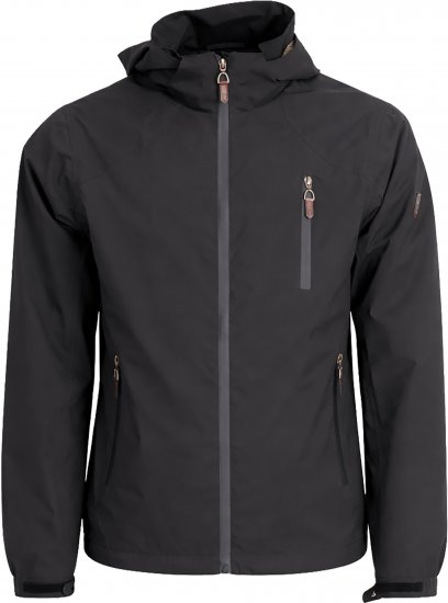Dobsom Minnesota Casaco Corta-Vento e Impermeável Preto - Roupa desportiva & Outdoor - Roupa Desportiva Tamanhos Grandes