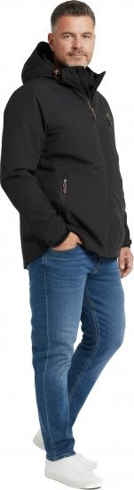 Dobsom Minnesota Casaco Corta-Vento e Impermeável Preto - Roupa desportiva & Outdoor - Roupa Desportiva Tamanhos Grandes