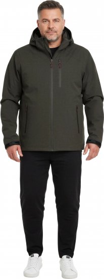Dobsom Minnesota Casaco Corta-Vento e Impermeável Castanho Escuro - Roupa desportiva & Outdoor - Roupa Desportiva Tamanhos Grandes