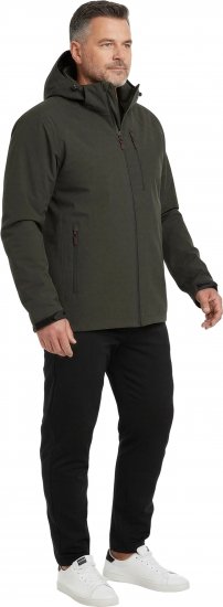 Dobsom Minnesota Casaco Corta-Vento e Impermeável Castanho Escuro - Roupa desportiva & Outdoor - Roupa Desportiva Tamanhos Grandes