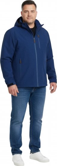 Dobsom Minnesota Casaco Corta-Vento e Impermeável Azul - Roupa desportiva & Outdoor - Roupa Desportiva Tamanhos Grandes