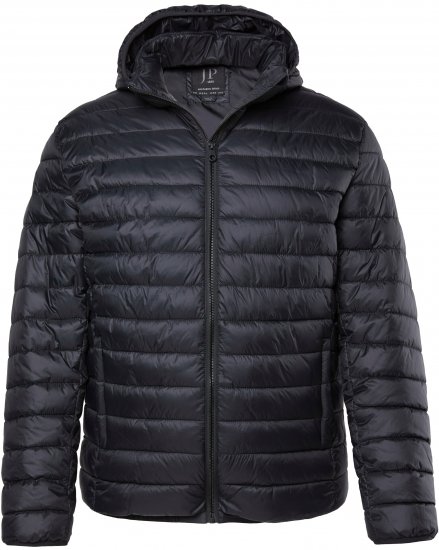 Jay-Pi Jacket Lightly Quilted Warm Black - Casacos - Casacos Homem Tamanhos Grandes