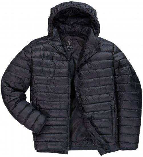 Jay-Pi Jacket Lightly Quilted Warm Black - Casacos - Casacos Homem Tamanhos Grandes