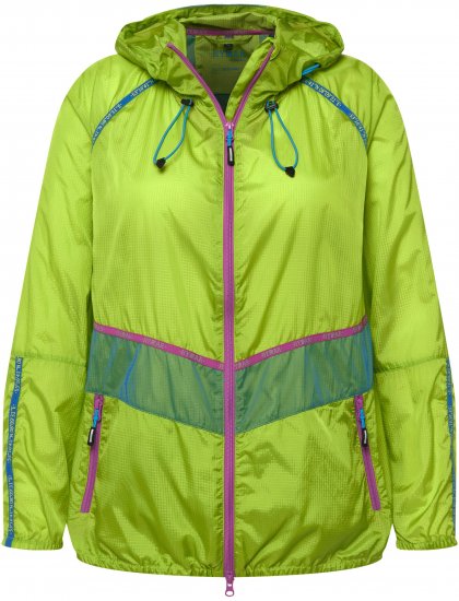 Ulla Popken Neon Rain Jacket Activewear Safety Yellow - Jaquetas - 
