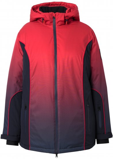 Ulla Popken Gradient Triple-Function Performance Ski Jacket Navy - Jaquetas - 