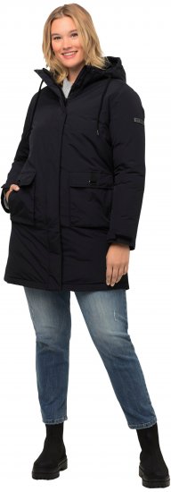 Ulla Popken HYPRAR Triple Function Fully Lined Waterproof Coat Black - Jaquetas - 