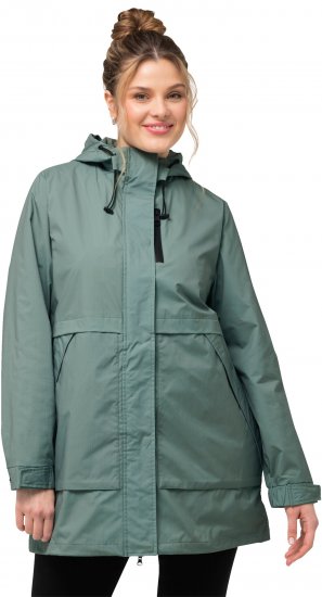 Ulla Popken HYPRAR Transition Jacket Mint Green - Jaquetas - 