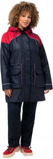 Ulla Popken HYPRAR Colorblock Triple Function Frisian Jacket Navy - Jaquetas - 
