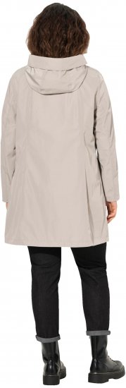 Ulla Popken HYPRAR Waterproof Jacket Medium Grey - Jaquetas - 