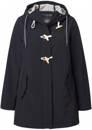 Ulla Popken HYPRAR Water-Repellent Softshell Jacket Black - Jaquetas - 