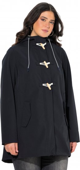 Ulla Popken HYPRAR Water-Repellent Softshell Jacket Black - Jaquetas - 