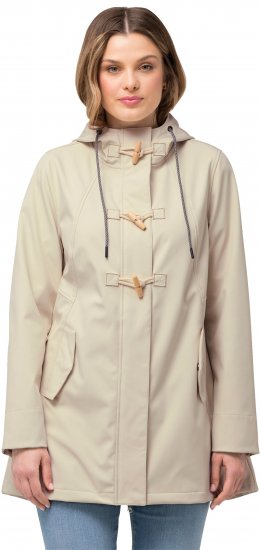 Ulla Popken HYPRAR Water-Repellent Softshell Jacket Vanilla - Jaquetas - 