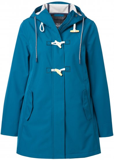 Ulla Popken HYPRAR Water-Repellent Softshell Jacket Teal - Jaquetas - 
