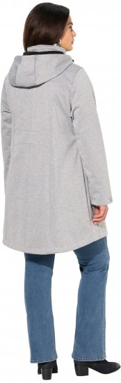 Ulla Popken HYPRAR Melange Softshell Jacket Grey Melange - Jaquetas - 