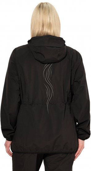 Ulla Popken Lightweight Rain Jacket Black - Jaquetas - 