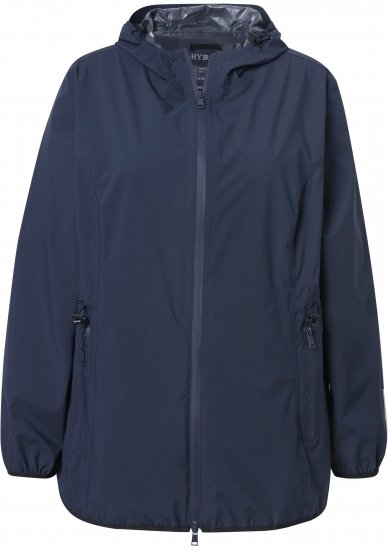 Ulla Popken Lightweight Rain Jacket Navy - Jaquetas - 