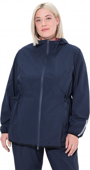 Ulla Popken Lightweight Rain Jacket Navy - Jaquetas - 