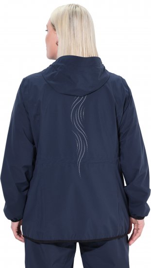 Ulla Popken Lightweight Rain Jacket Navy - Jaquetas - 