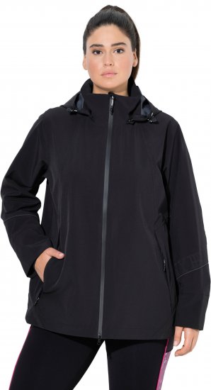 Ulla Popken Triple Function Performance Jacket Black - Jaquetas - 