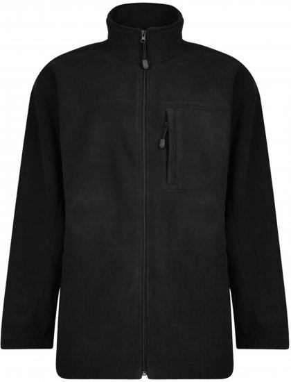 Espionage FL014 Bonded Fleece Jacket Black - Casacos - Casacos Homem Tamanhos Grandes
