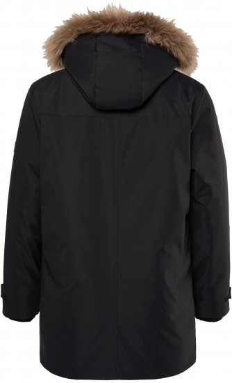 Men Plus Parka With Fur Hood Black - Casacos - Casacos Homem Tamanhos Grandes