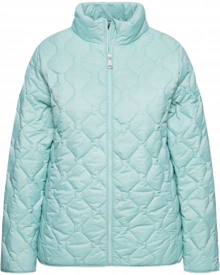 Ulla Popken HYPRAR Lightweight Quilted Water-Repellent Jacket Ice Blue - Jaquetas - 