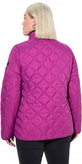 Ulla Popken HYPRAR Lightweight Quilted Water-Repellent Jacket Berry - Jaquetas - 