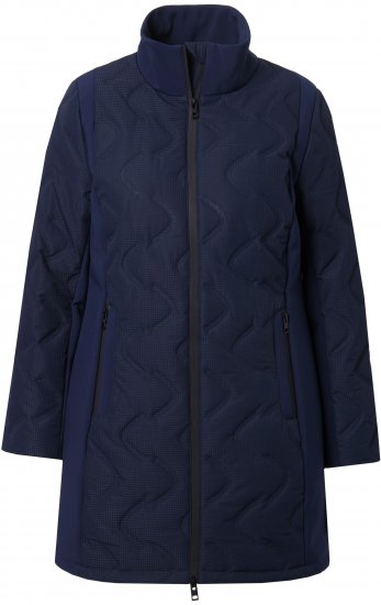 Ulla Popken HYPRAR Laser Quilted Jacket Navy - Jaquetas - 