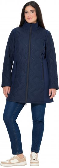 Ulla Popken HYPRAR Laser Quilted Jacket Navy - Jaquetas - 