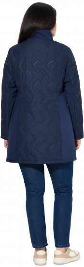 Ulla Popken HYPRAR Laser Quilted Jacket Navy - Jaquetas - 