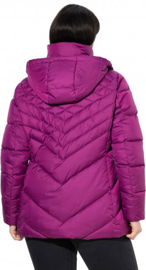 Ulla Popken HYPRAR Water-Repellent Quilted Jacket Berry - Jaquetas - 