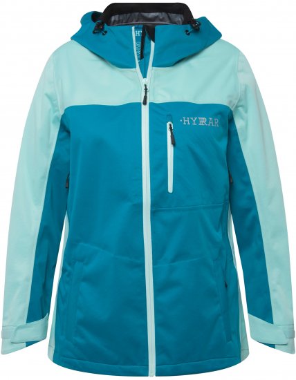 Ulla Popken HYPRAR Lightweight Triple Function Jacket Turquoise - Jaquetas - 