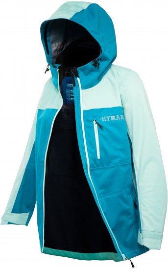 Ulla Popken HYPRAR Lightweight Triple Function Jacket Turquoise - Jaquetas - 