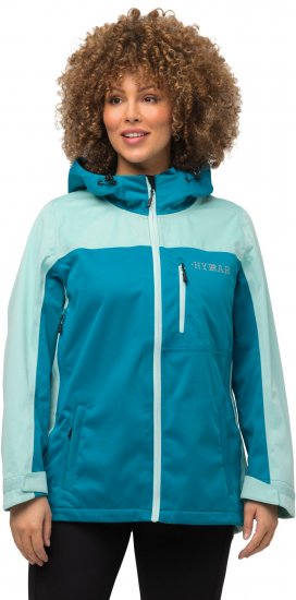 Ulla Popken HYPRAR Lightweight Triple Function Jacket Turquoise - Jaquetas - 