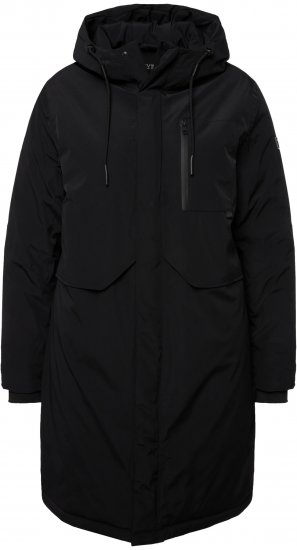 Ulla Popken HYPRAR Triple Function Recycled Fully Lined Coat Black - Jaquetas - 