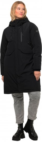 Ulla Popken HYPRAR Triple Function Recycled Fully Lined Coat Black - Jaquetas - 