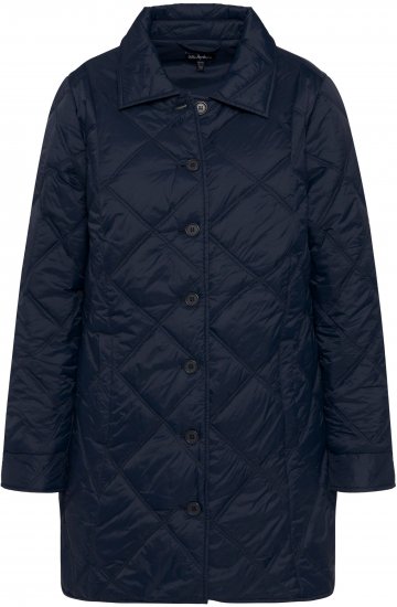 Ulla Popken Quilted Jacket Navy - Jaquetas - 