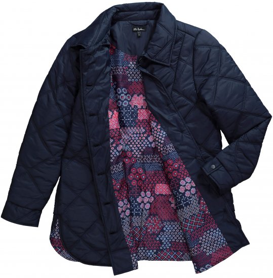 Ulla Popken Quilted Jacket Navy - Jaquetas - 