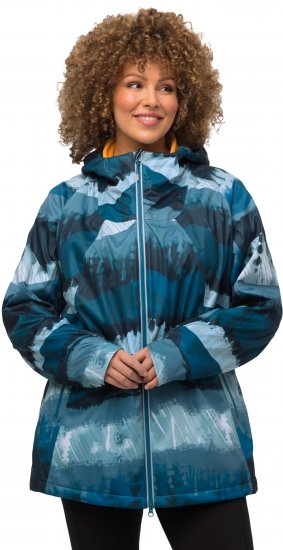 Ulla Popken HYPRAR 2-in-1 Waterproof Fitness Jacket Ink Blue - Jaquetas - 