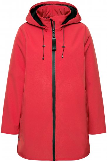 Ulla Popken HYPRAR Softshell Fleece-Lined Jacket Salsa Red - Jaquetas - 