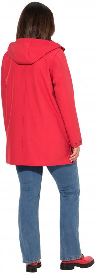 Ulla Popken HYPRAR Softshell Fleece-Lined Jacket Salsa Red - Jaquetas - 