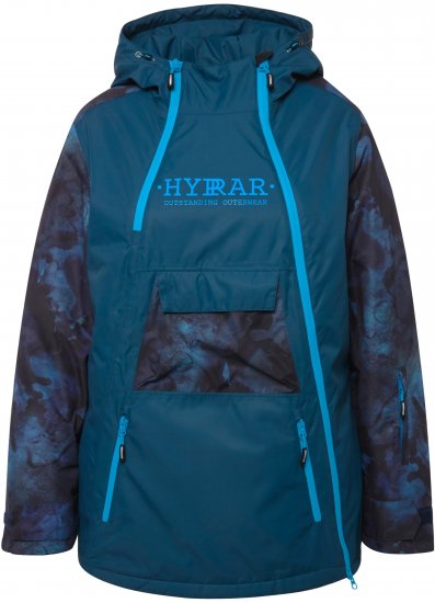 Ulla Popken Asymmetric Triple-Function Performance Ski Jacket Teal - Jaquetas - 