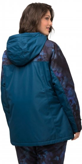 Ulla Popken Asymmetric Triple-Function Performance Ski Jacket Teal - Jaquetas - 
