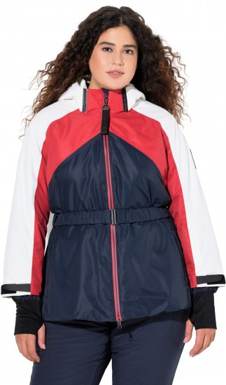 Ulla Popken Performance Peplum Ski Jacket Navy - Jaquetas - 