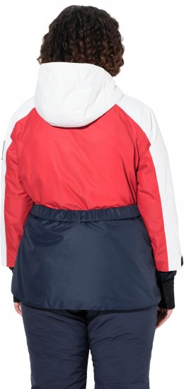 Ulla Popken Performance Peplum Ski Jacket Navy - Jaquetas - 