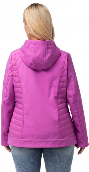 Ulla Popken Hyprar Quilt Mix Jacket Light Heather - Jaquetas - 