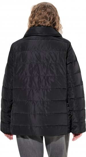 Ulla Popken Quilted Puffer Coat Black - Jaquetas - 