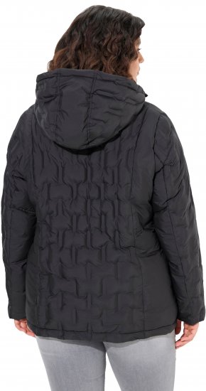 Ulla Popken HYPRAR Channel Quilted Jacket Black - Jaquetas - 