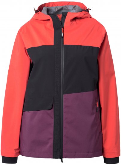 Ulla Popken HYPRAR Triple Function Jacket Dark Cherry - Jaquetas - 
