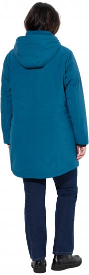 Ulla Popken HYPRAR Long Softshell Jacket Ocean Blue - Jaquetas - 